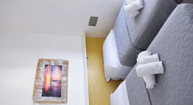 Четырёхместный номер Comfort с балконом и с частичным видом на море Hotel Umberto
