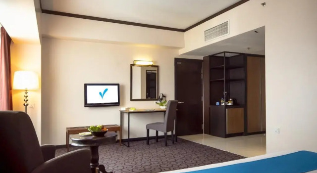 O podwyższonym standardzie dwuosobowy pokój Kinta Riverfront Hotel & Suites