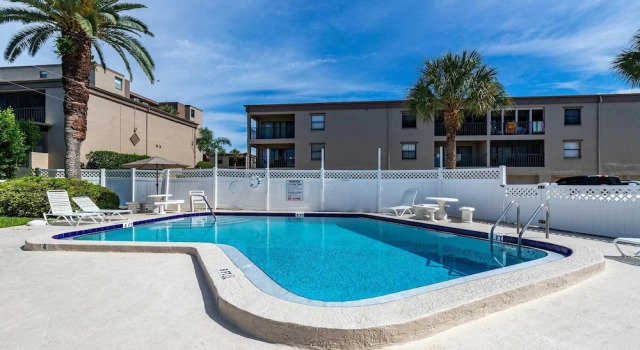 Heated Pool, Steps to Beach: Indian Shores Condo!