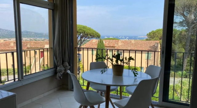 Appartement vue mer golfe de Saint-Tropez
