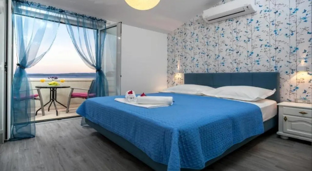 Апартаменты с 2 комнатами с видом на море Apartments Angela