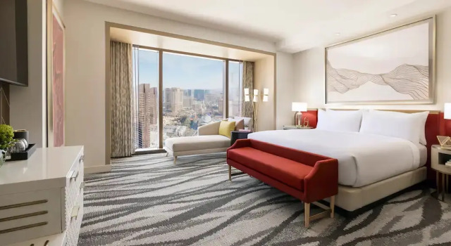 Двухместный номер Premium с красивым видом из окна Las Vegas Hilton At Resorts World