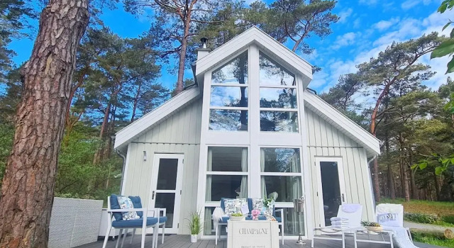 Коттедж Deluxe с видом на море Strandhaus Rügen