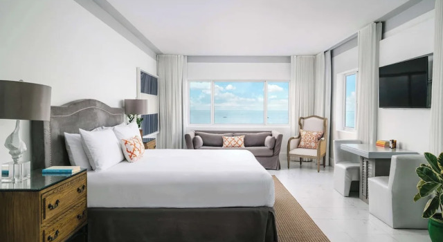 Двухместная Номер-студия oceanfront Nautilus Sonesta Miami Beach