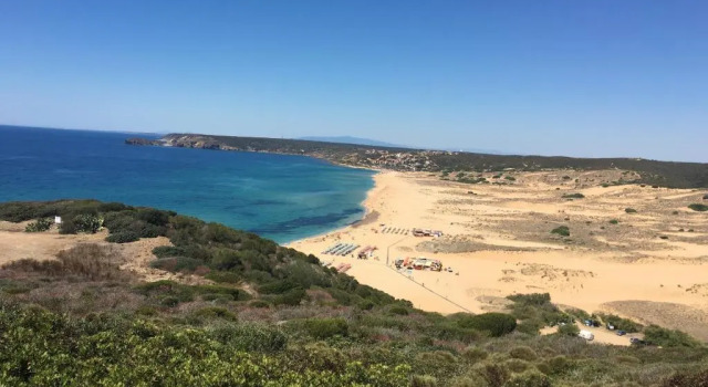 Sardegna-Ferienwohnung mit emotionale Meeres Blick, Book Hotel Hoteller i Costa Verde med parkering, Parkering