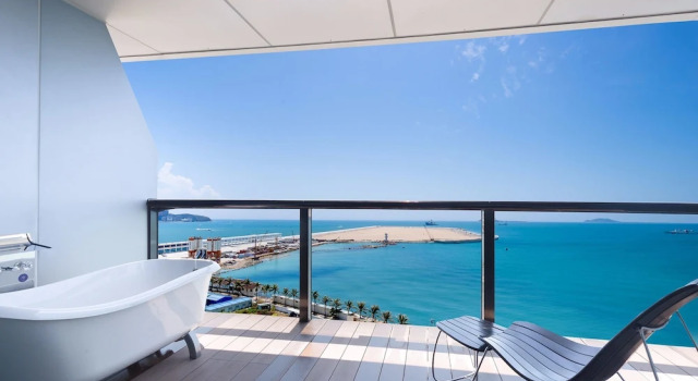 Yuejia Sea Apartment Phoenix Island, Book Apartment Hotels in Hainan with a Pool, Swimming Pool