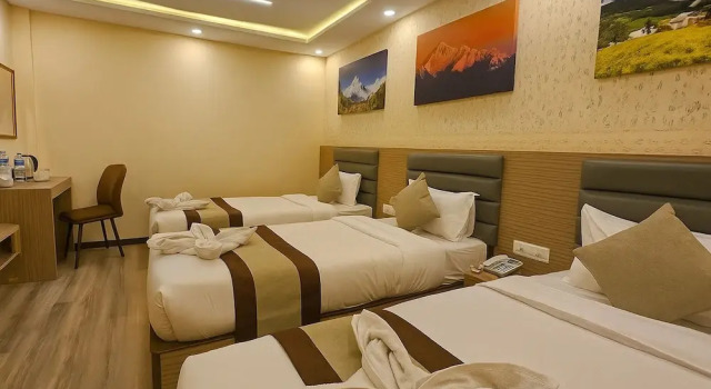 Трёхместный номер Deluxe с видом на город Kathmandu Royal Chamber Hotel