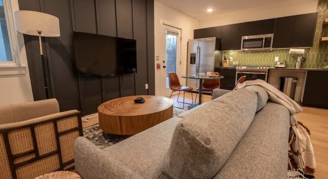Sosuite 1BR Apt w Patio W D Sofabed, Забронировать Апартаменты/квартира Филадельфия Philadelphia Metropolitan Area