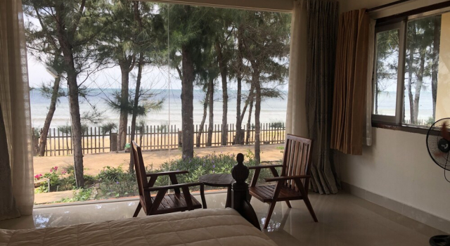 Семейное бунгало с частичным видом на океан Maxivic Beach Resort Phan Thiet