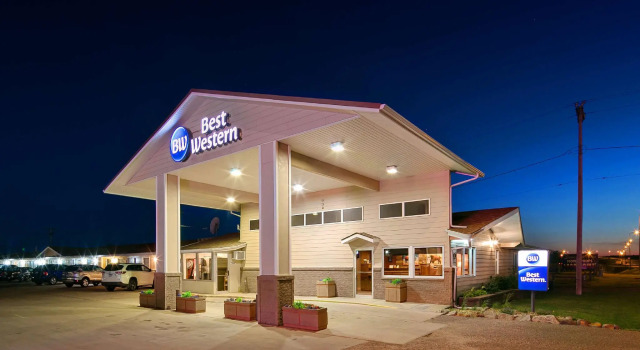 Кровать в общем номере Best Western Grahams