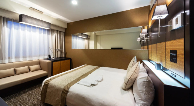 Двухместный номер Standard KOKO HOTEL Shinjuku Yotsuya- formerly Hotel Wing International Premium Tokyo Yotsuya