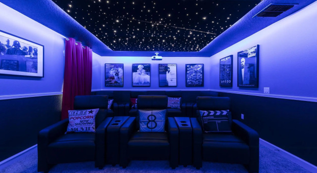 8BR Family Disney Getaway w Theatre Pool SPA
