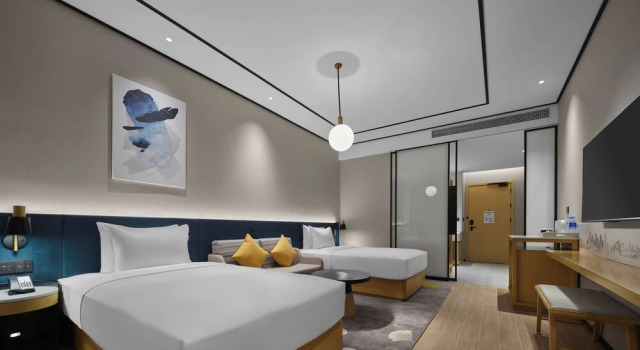 Двухместный номер Deluxe Hilton Garden Inn Beijing Haidian Daoxiang Lake