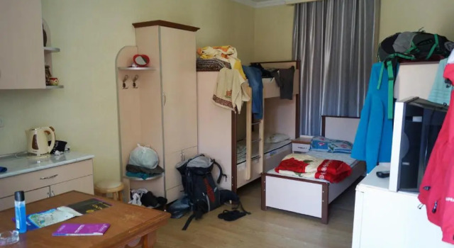 Кровать в общем номере TJ+ Hostel