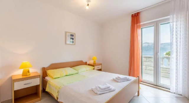 Апартаменты с 2 комнатами с балконом и с видом на море Apartments Darija