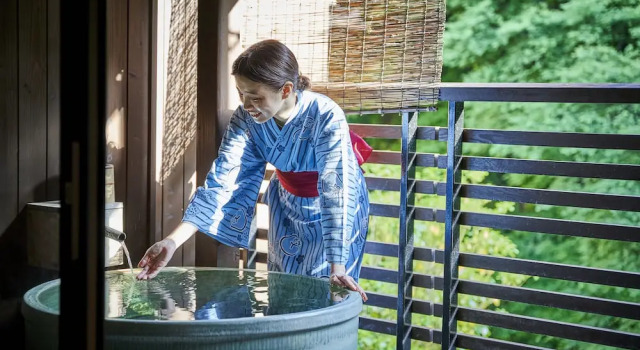 Трёхместный номер Economy с видом на горы Shima-Onsen Toshimaya