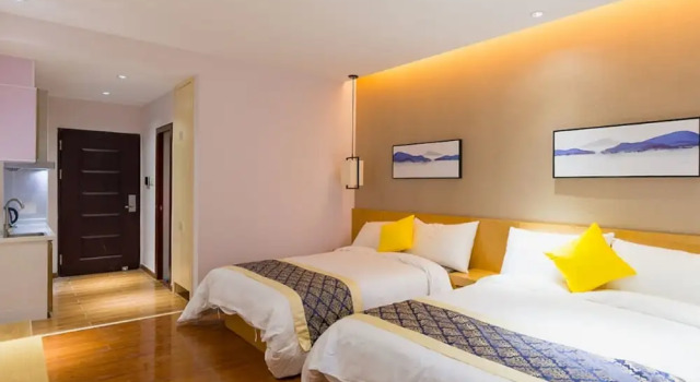 Номер Standard Huizhou Qu Wo Jia Shang Pin Apartment