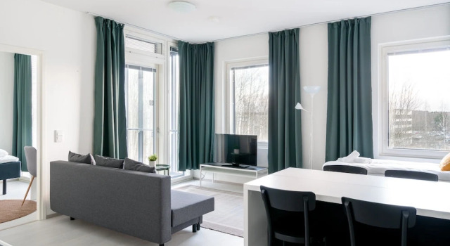 Апартаменты Standard с 2 комнатами с балконом Hiisi Homes Vantaa Kaivoksela