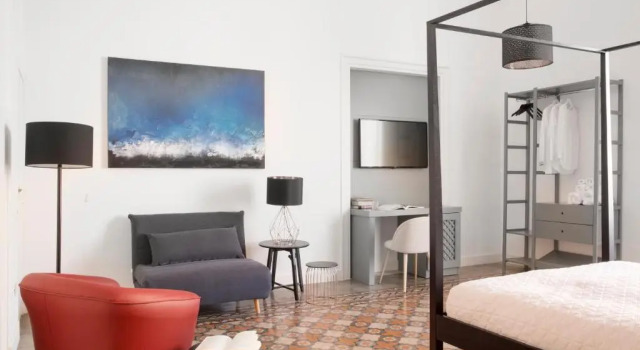 Трёхместный номер Standard с балконом B&B Palazzo Corselli