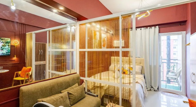 Modern Studio Poolside Balcony Near Mactan Airport, Book Hotel Mactan 