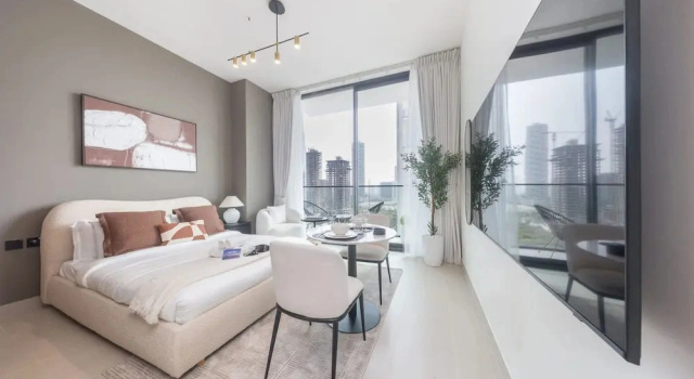JVC Studio for 2 People With City Views