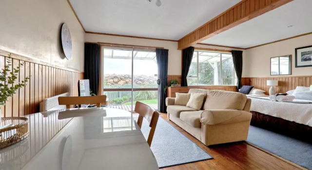 Студия с видом на сад Punakaiki Beachfront Motels