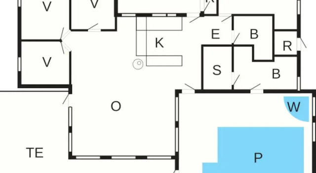 Коттедж 12 Person Holiday Home in Saltum-by Traum