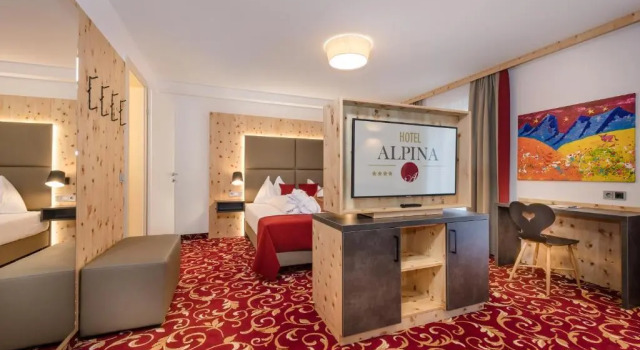 Двухместный номер Deluxe с балконом Kur- und Sporthotel Alpina - Hotel Alpina