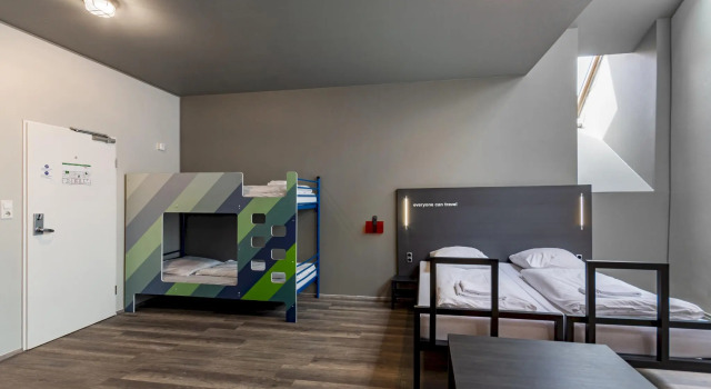 Standard quadruple chambre a&o Leipzig Hauptbahnhof