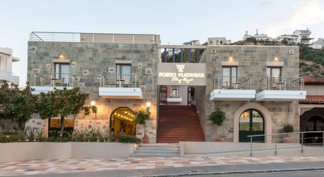 Porto Platanias Village Resort, Забронировать Апарт-отель Платаньяс Западный Крит, рядом с Пляж Платаниас