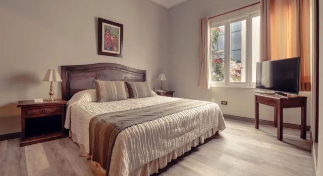 Одноместный номер Deluxe с красивым видом из окна Hotel Antigua Miraflores