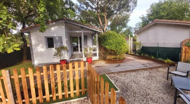 Шале с 2 комнатами Chalet T3/clim/wifi/pkg/terrasse/15 min plages