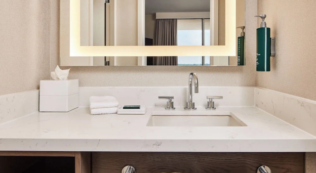 Двухместная Studio Suite Deluxe with Plaza view Hilton Kansas City Country Club Plaza