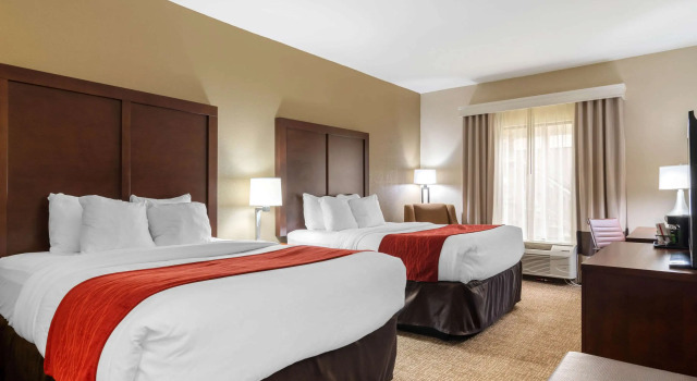 Четырёхместный номер Standard Comfort Inn & Suites Griffin North