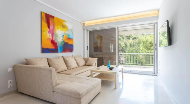 Athens Riviera -HiEnd flat at top Kavouri beach location