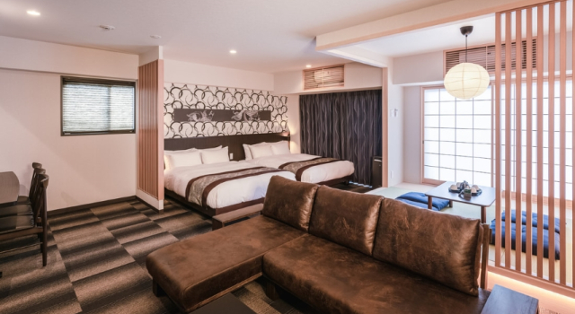 Четырёхместный люкс Zen Kyoto Apartment Hotel