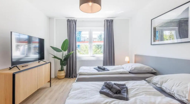 Апартаменты с 2 комнатами Glück Auf Appartements Schleiermacherstraße Duisburg