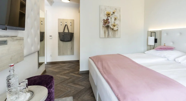 Двухместный номер Deluxe с балконом Boutiquehotel Bergvilla Am Fuße der Alpen