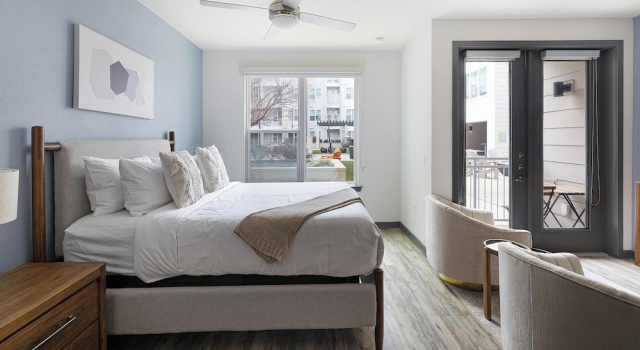 Студия Landing Apartments Fort Worth near Cultural District
