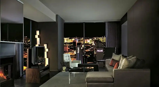 Двухместный люкс c 1 комнатой Palms Place One Bedroom Suite 1220 sqft