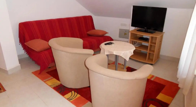 Апартаменты с 2 комнатами с видом на море Apartments Petricevic 2