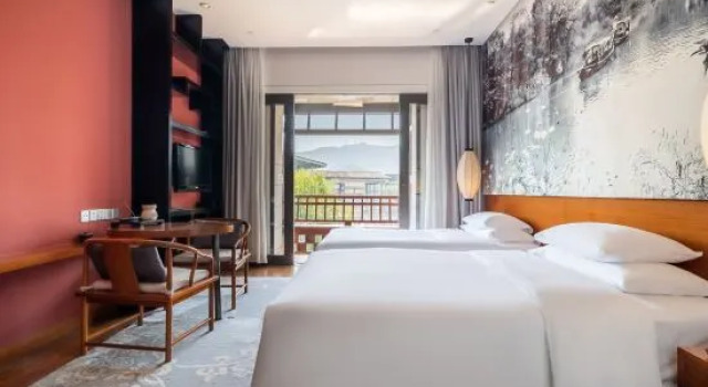 Двухместный номер Deluxe с балконом Angsana Hangzhou