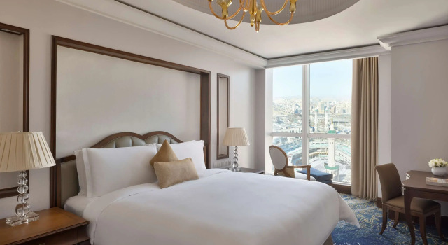 Люкс Royal с 2 комнатами с частичным видом на Каабу Raffles Makkah Palace