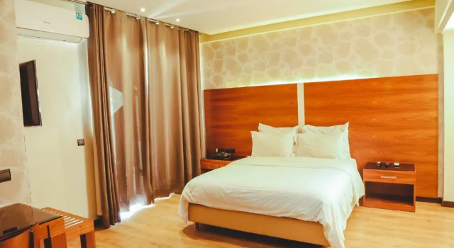 Standardowy dwuosobowy pokój Hotel Perce Neige