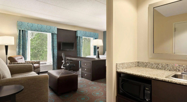 Четырёхместный люкс Hampton Inn & Suites Bluffton-Sun City