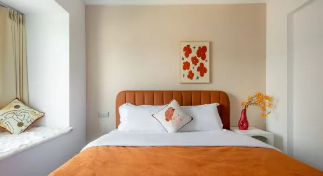 Люкс с 2 комнатами с видом на город Tianmen Urban Guesthouse