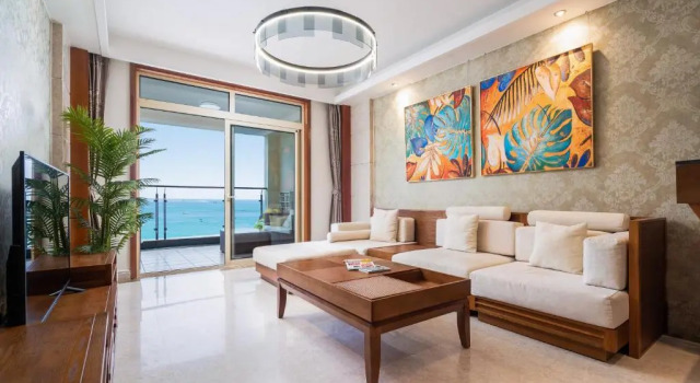 Люкс с видом на море Sanya Yikehai View Apartments