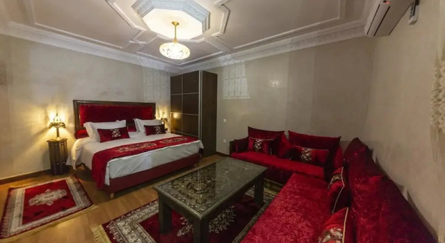 Люкс Casablanca Deluxe с видом на бассейн Riad Maison Belbaraka