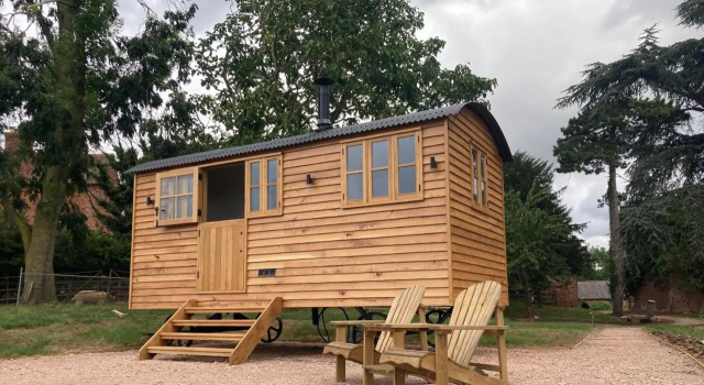 Shepherd’s Hut - The Mule, Book Hotel Hoteller i Forest of Dean med parkering, Parkering