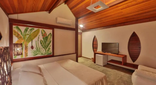 Бунгало Deluxe с видом на сад Pousada Sitio da Prainha